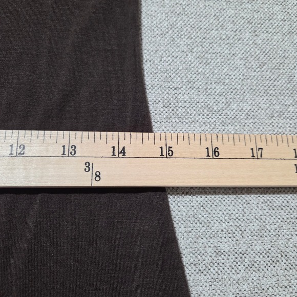 Ad Hoc Brown Mini Dress Turquoise Embroidered Cotton Knit Bohemian Women's S - Picture 8 of 9